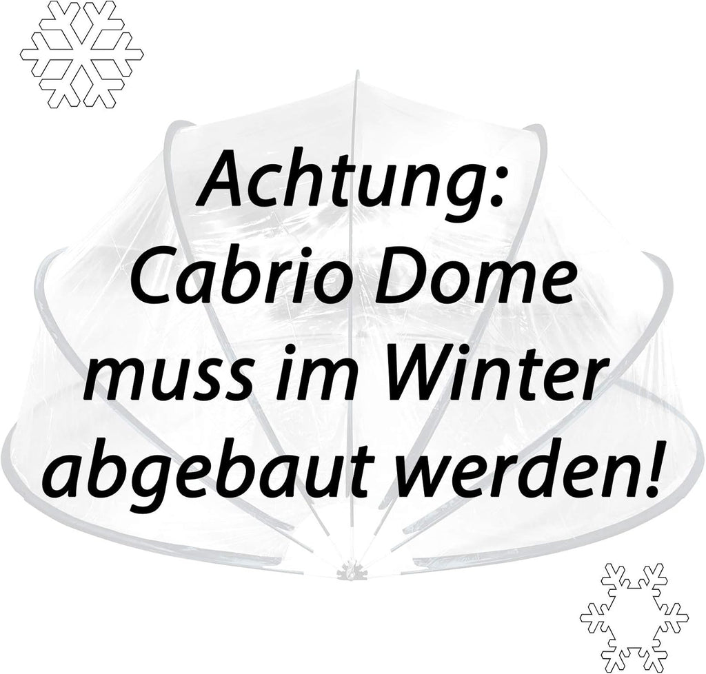 STEINBACH Pavillion Zelt Cabrio Dome 440 x 220 cm (Schwarz)
