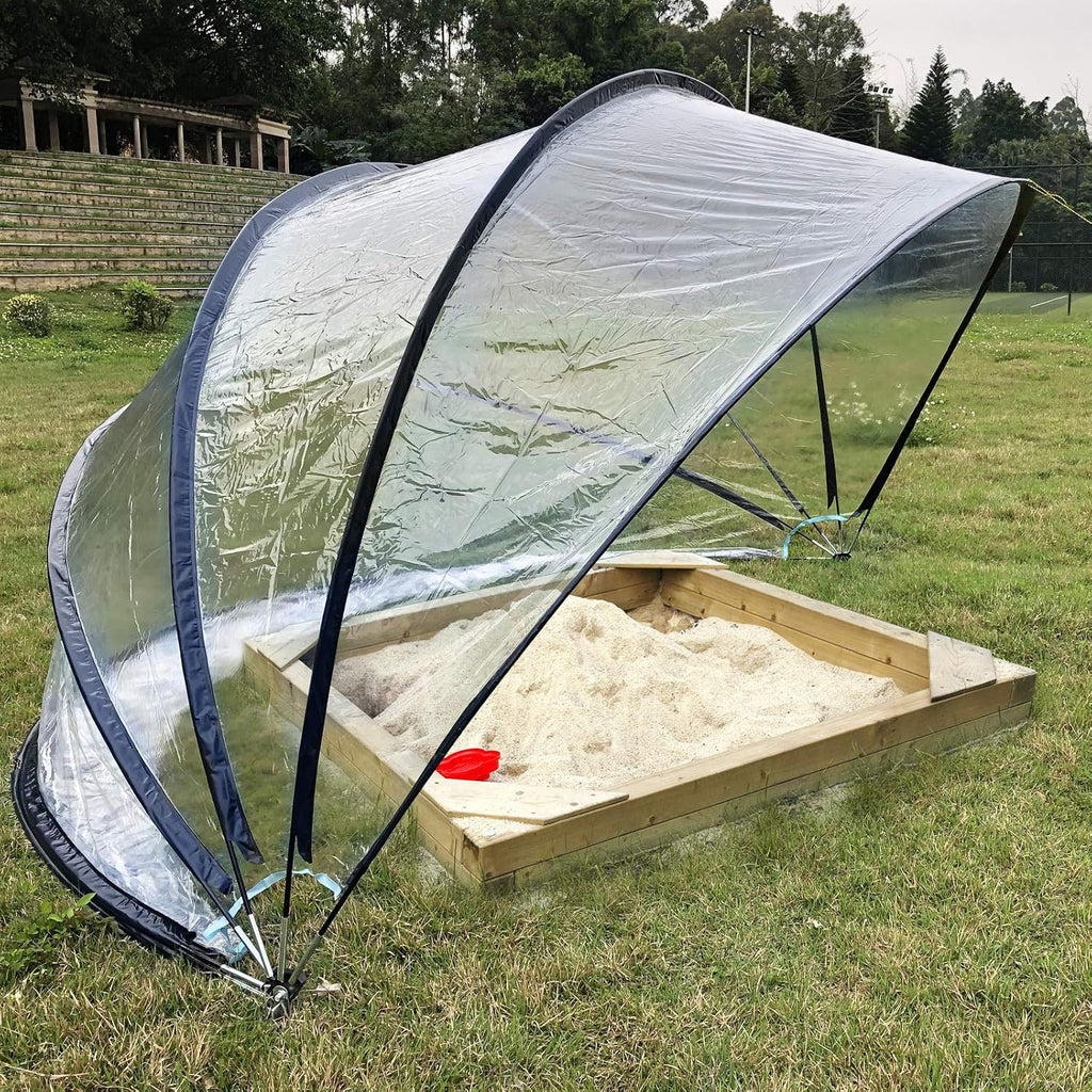 STEINBACH Pavillion Zelt Cabrio Dome 440 x 220 cm (Schwarz)
